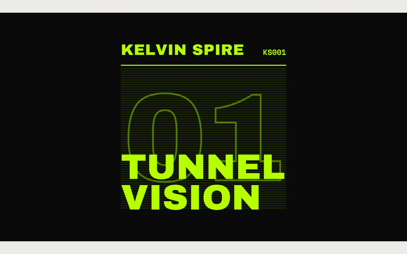 Dubplate: Tunnel Vision: 1920×1080 banner with the cover centred