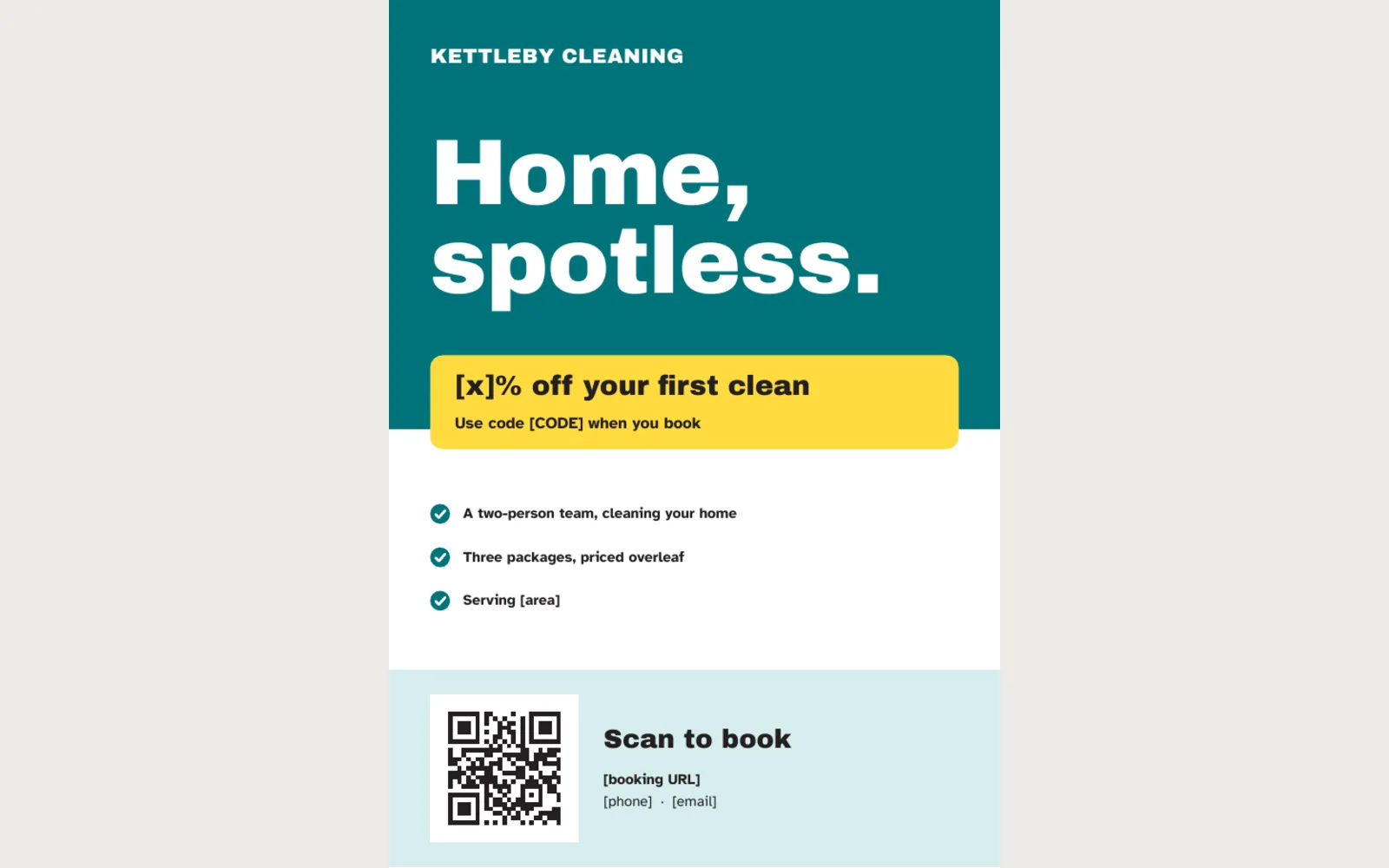 Handbill: Preview of the screen PDF, page 1